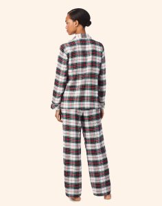ralph lauren pysjamas cream plaid ruter