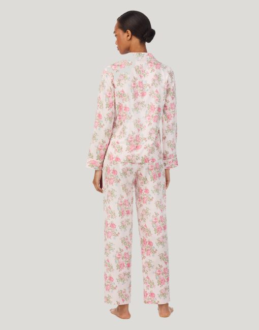 N92441 ralph lauren pysjamas rosa blå mønster