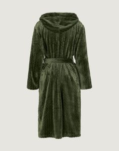 Damella morgenkåpe dark olive