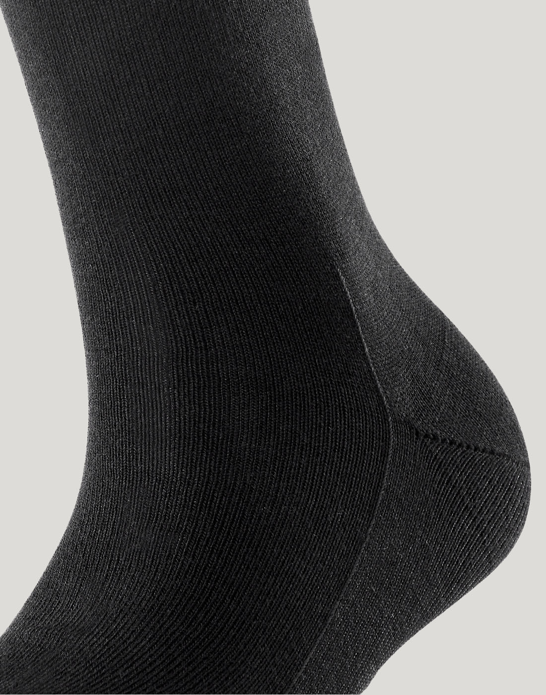 falke family cotton sokk black1 falke cotton family sokk