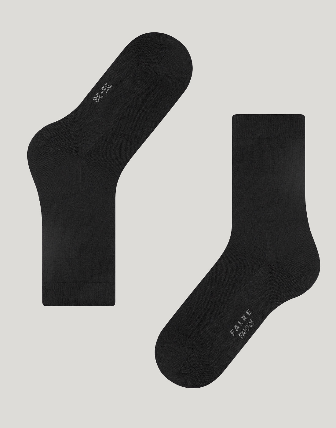 falke family cotton sokk black2 falke cotton family sokk