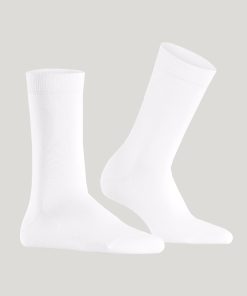 falke cotton family sokk hvit