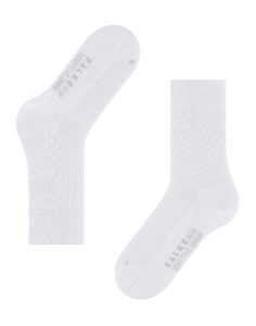 falke london sokk bomull hvit