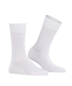 falke london sokk bomull hvit