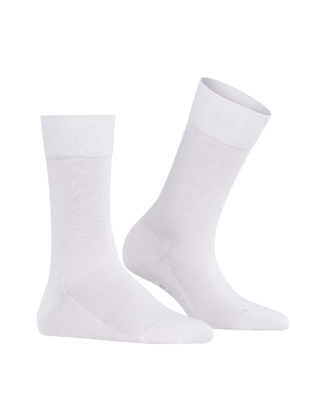 falke london sokk white 46472-2000-3 falke london sokk bomull hvit
