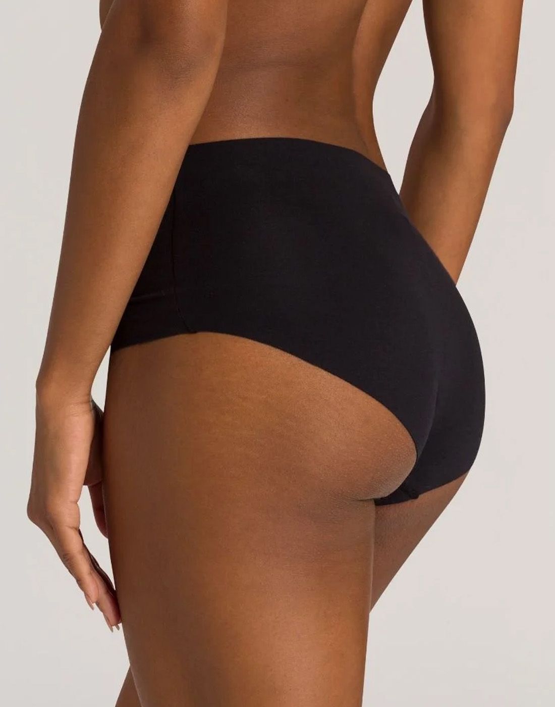 hanro maxi high waist bomull truse svart