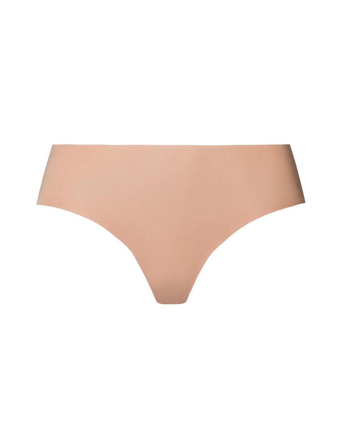 hanro invisible cotton midi truse beige