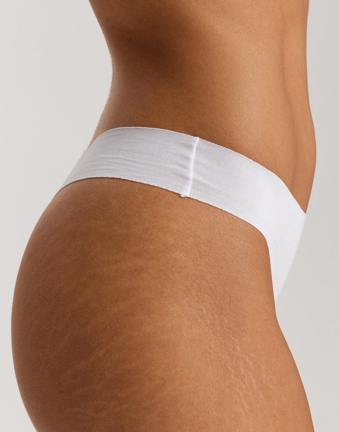 hanro invisible cotton stringtruse white
