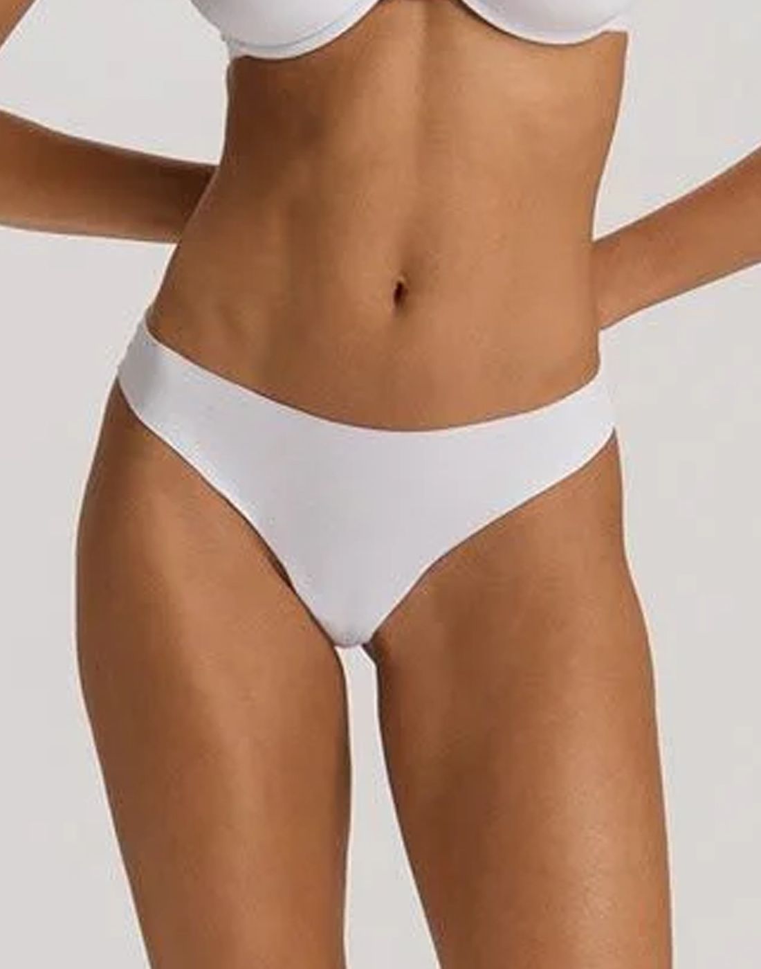 hanro invisible cotton stringtruse white