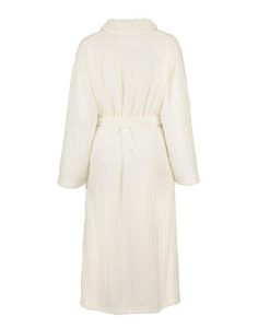 morgenkåpe ivory hvit damella