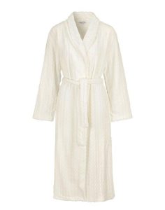morgenkåpe ivory hvit damella