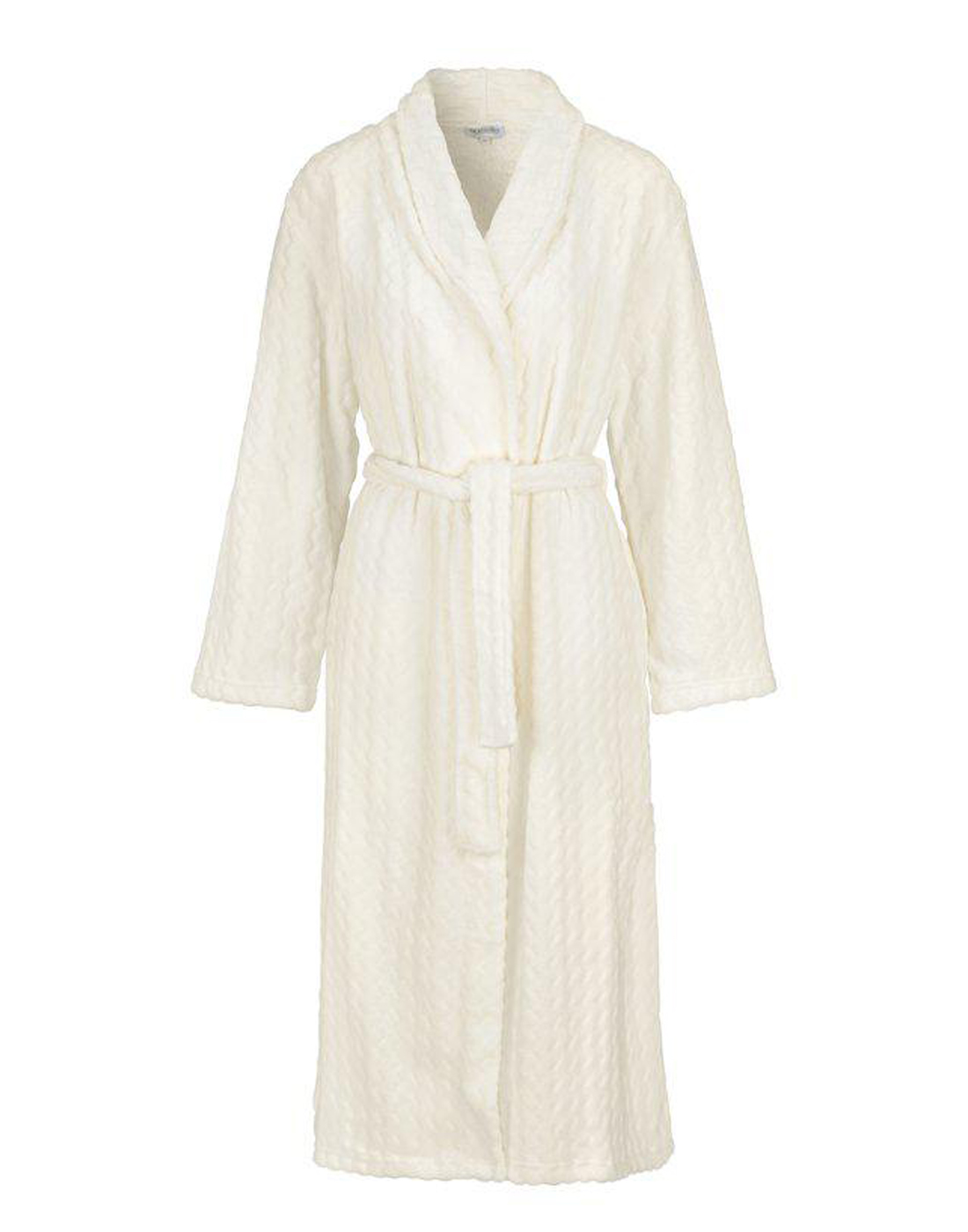 morgenkåpe ivory hvit damella