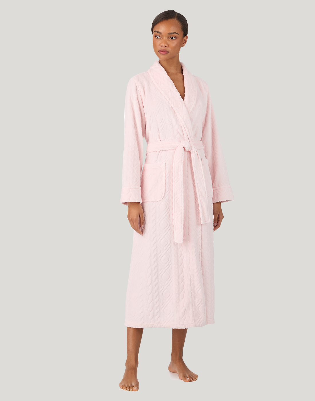 N52455 ralph lauren morgenkåpe rosa