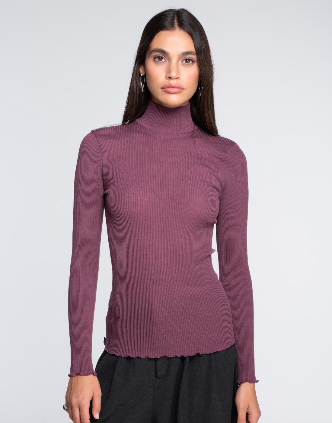 oscalito høyhalset lilla 3429