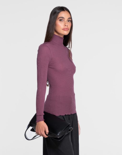 oscalito høyhalset lilla 3429