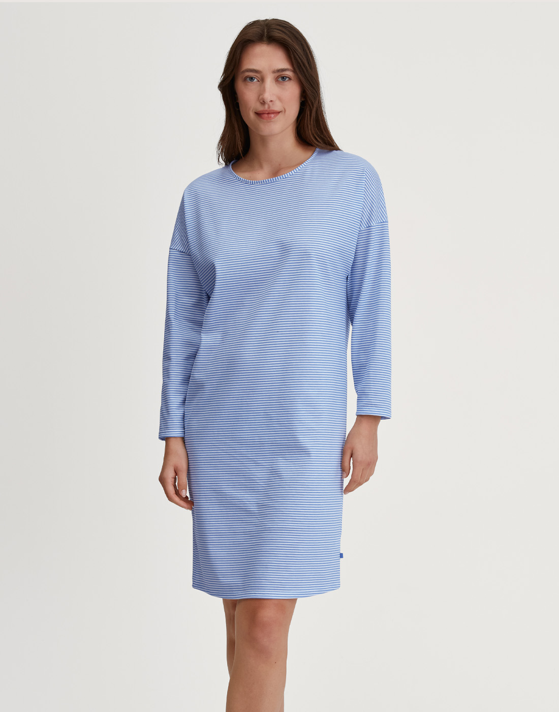 calida lovely nights nattkjole hydrangea blue