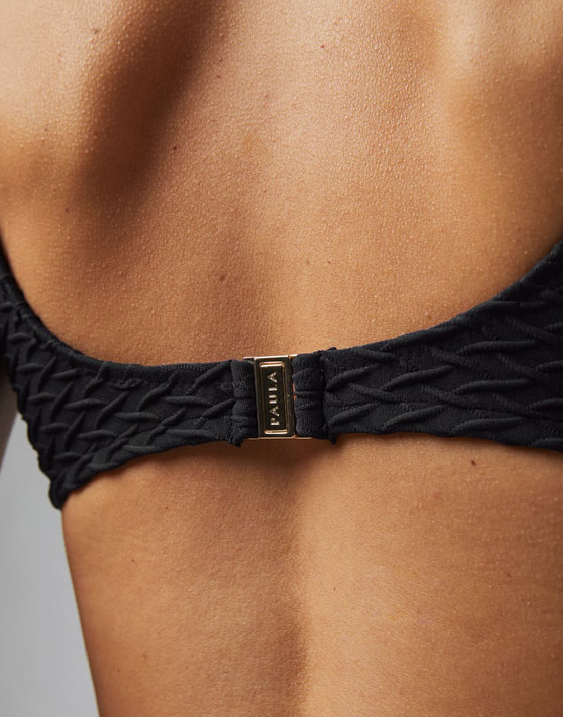 Paula mermaid seaweed bikini svart