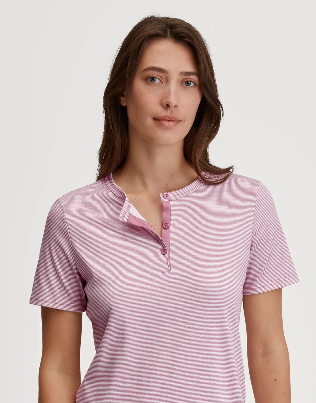 calida nattkjole striper rosa