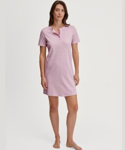 calida nattkjole striper rosa