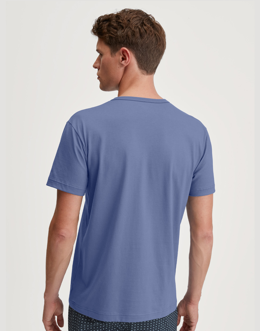 calida basic t-skjorte coastal blue