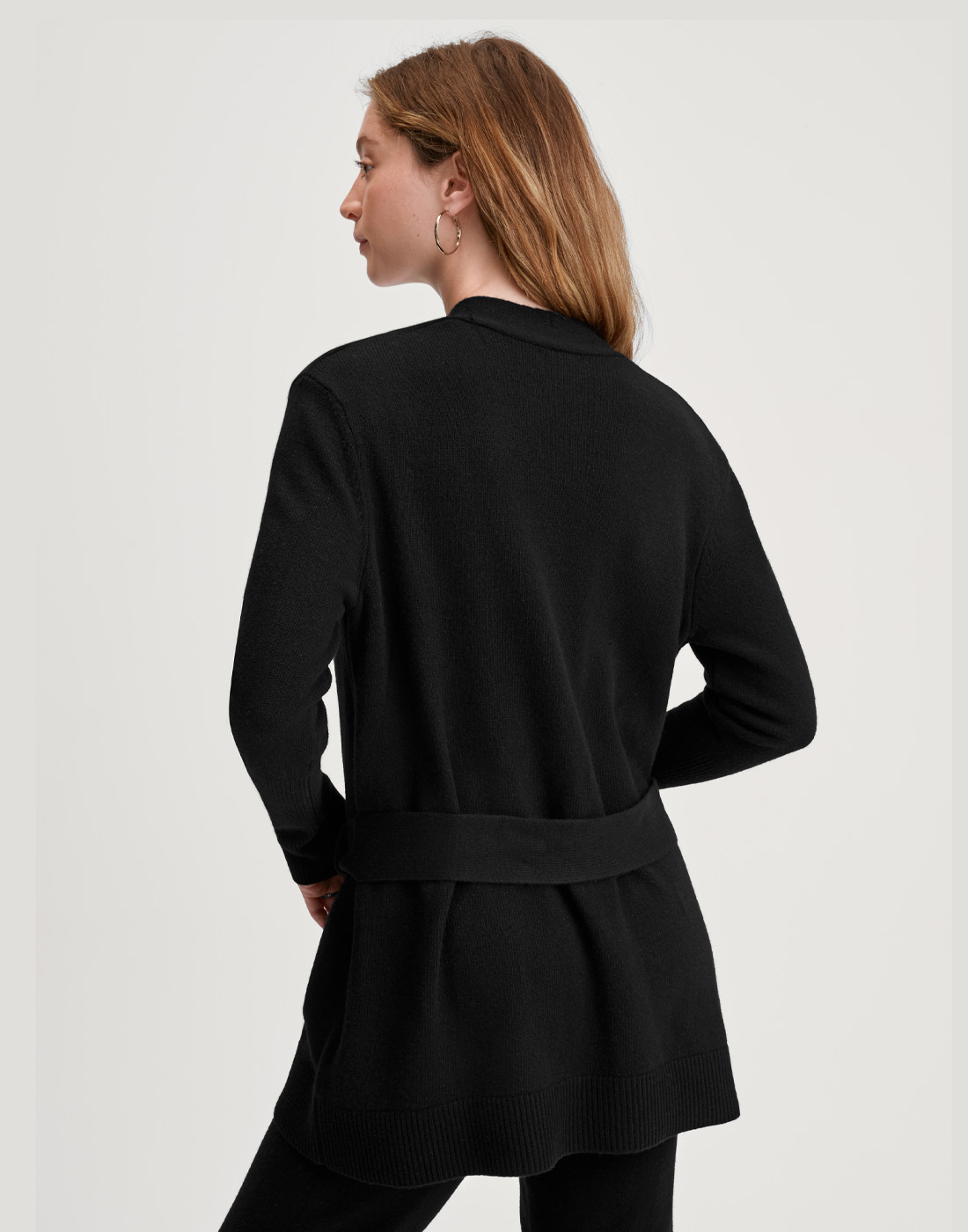 calida cosy collection ull cardigan svart