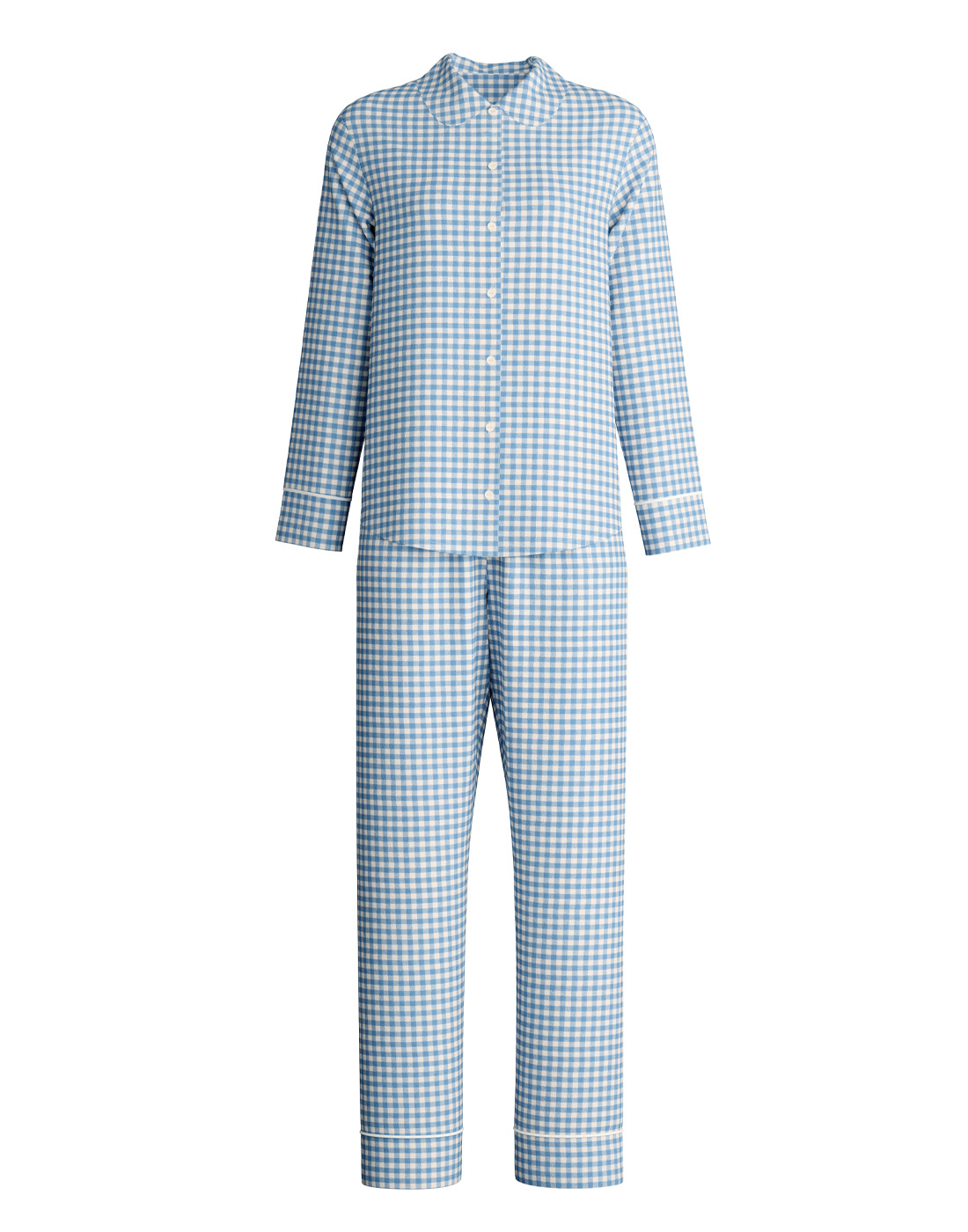 calida flannel dreams pysjamas scandinavian blå