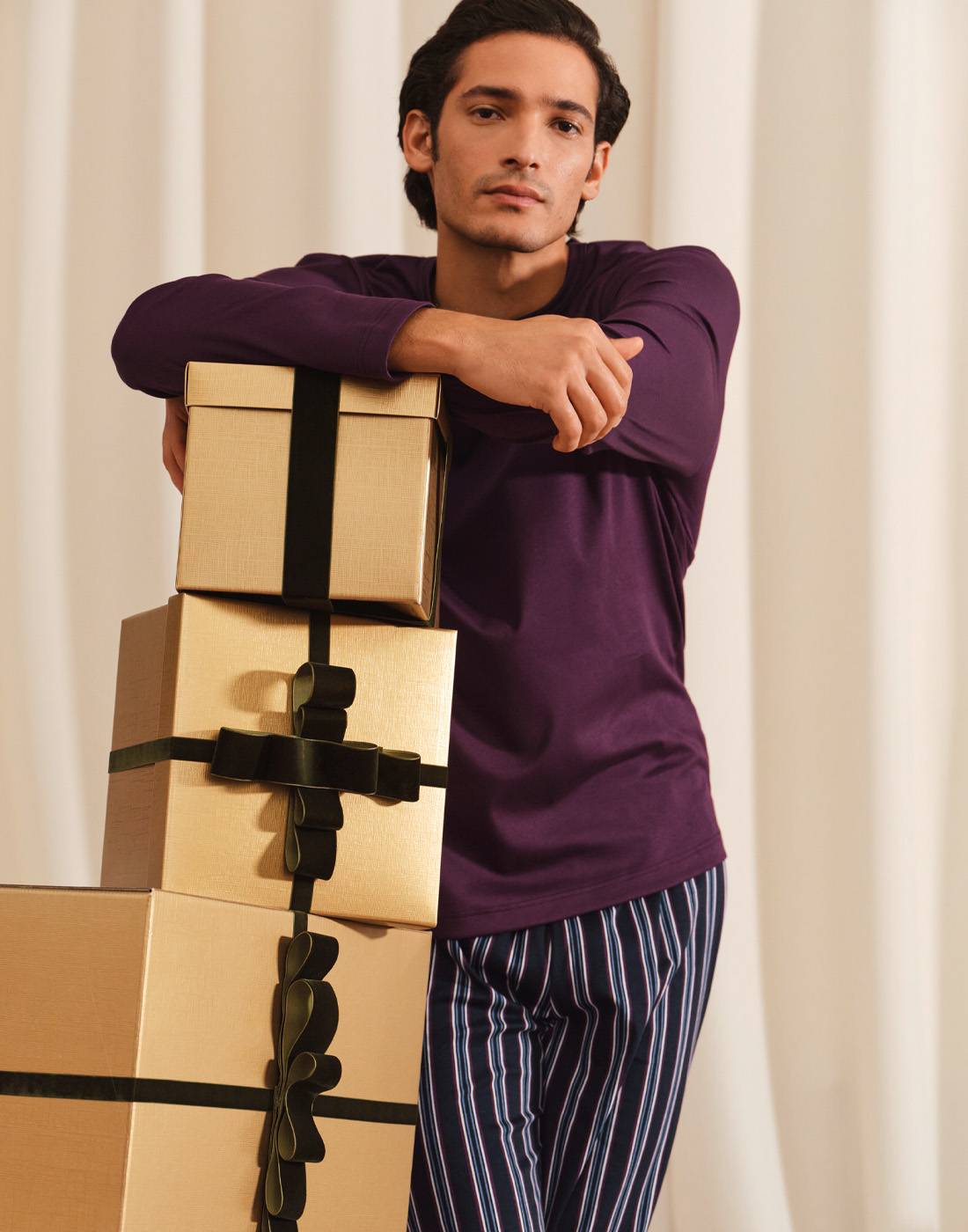 calida relax streamline herrepysj lilla mønstret