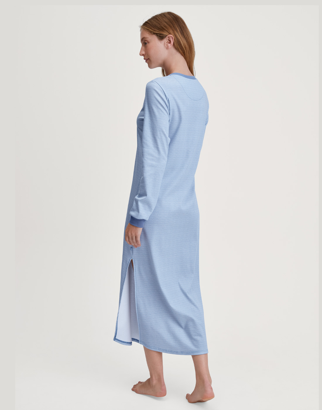 calida lang nattkjole blå