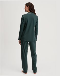 calida night lovers pysjamas deep emerald grønn