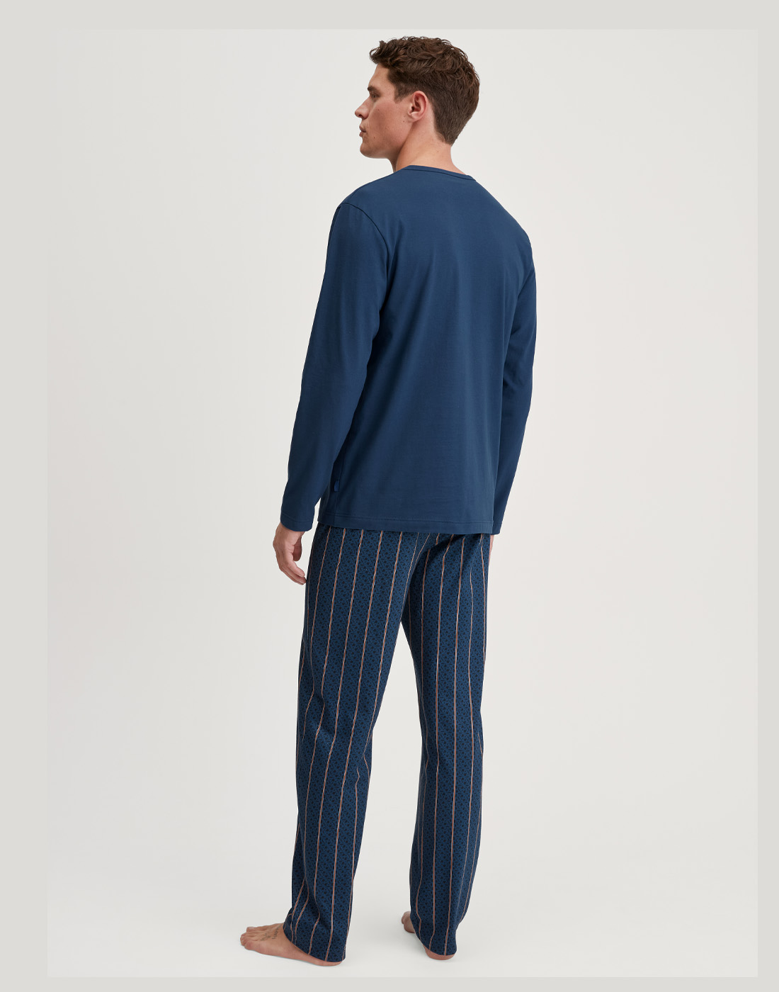 calida herrepysj mørk blå relax imprint