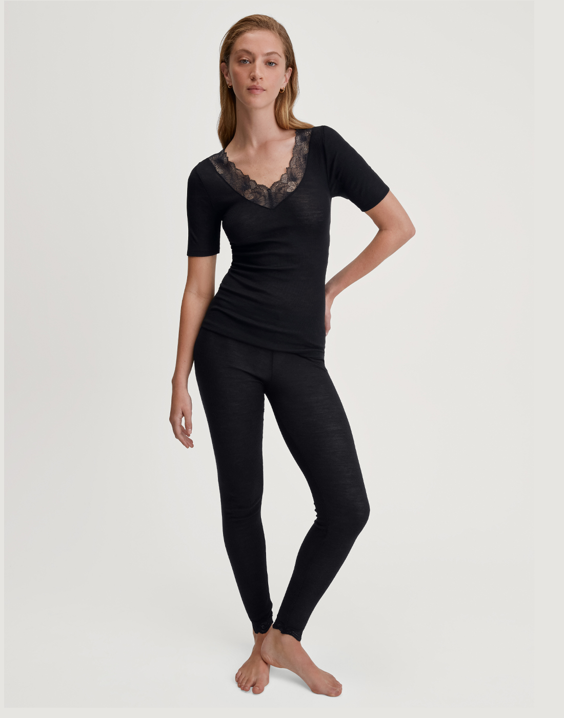 calida richesse lace stillongs svart