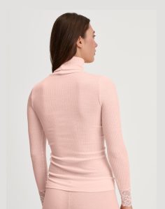 calida silky wool joy ull/silke undertøy pearl blush rosa