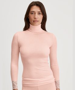 calida silky wool joy ull/silke undertøy pearl blush rosa