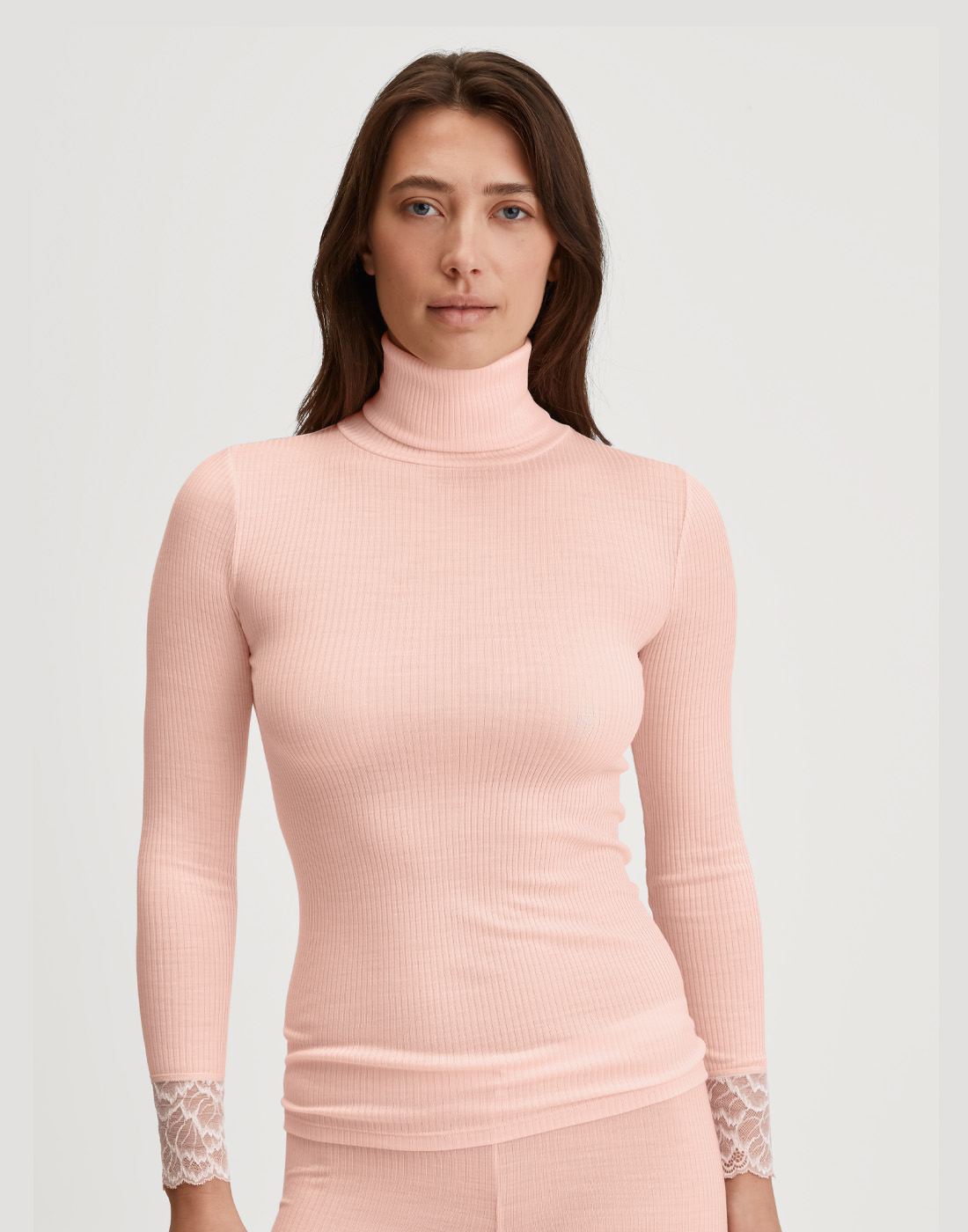 calida silky wool joy ull/silke undertøy pearl blush rosa