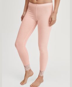 calida silky wool joy ull/silke undertøy pearl blush rosa