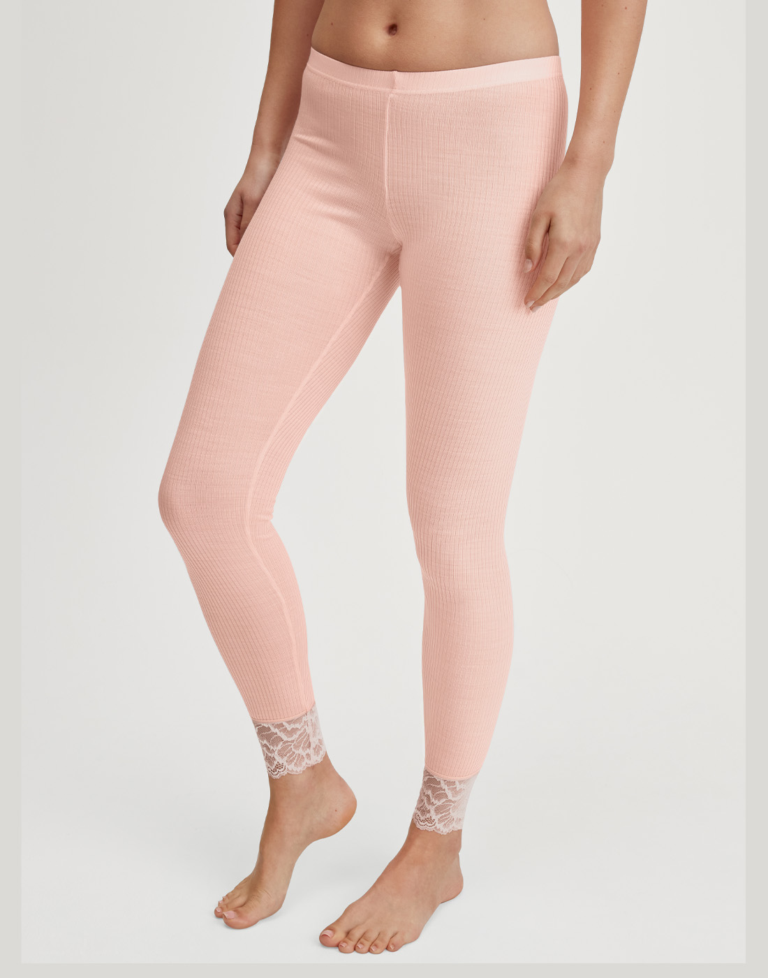 calida silky wool joy ull/silke undertøy pearl blush rosa