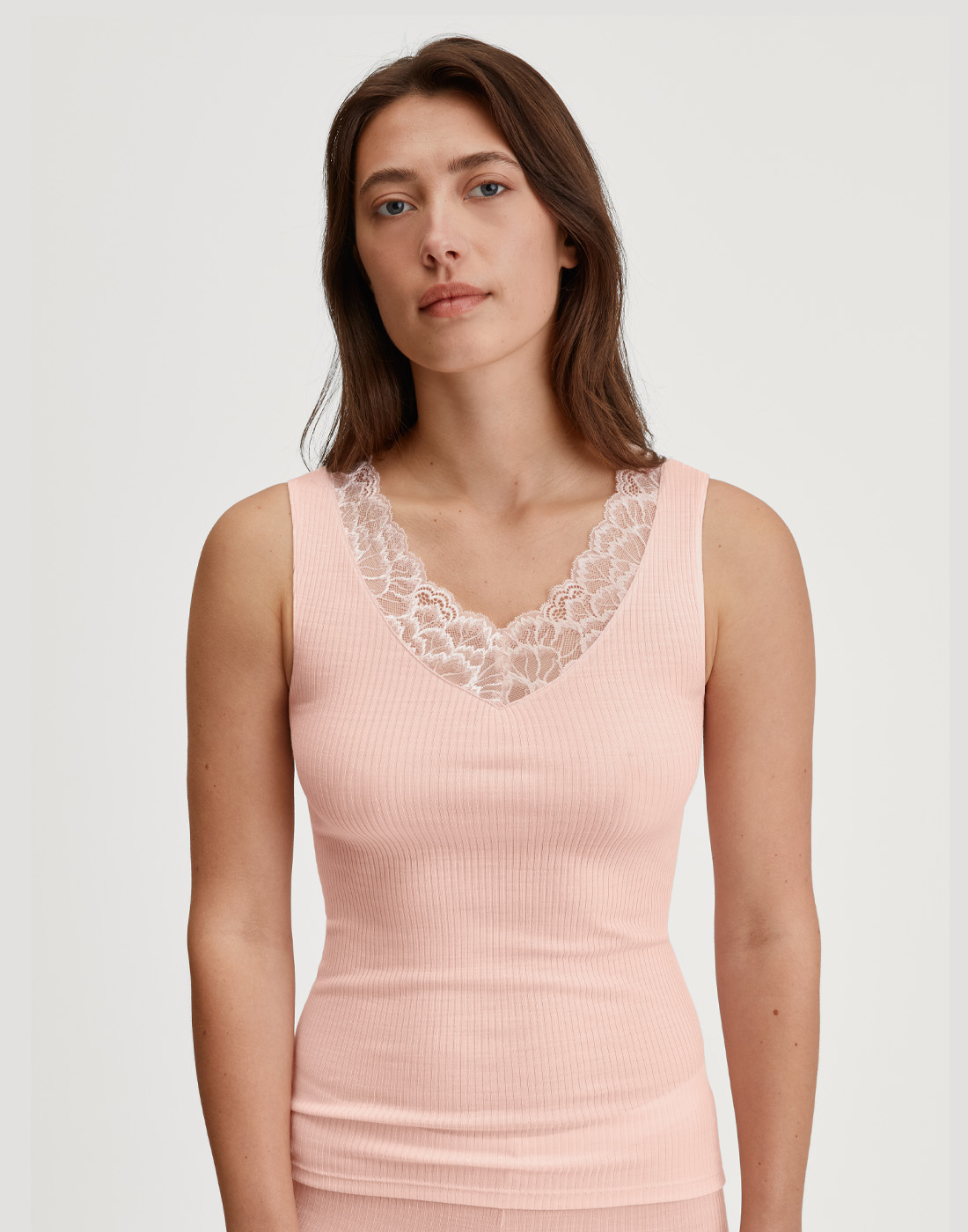 calida silky wool joy ull/silke undertøy pearl blush rosa