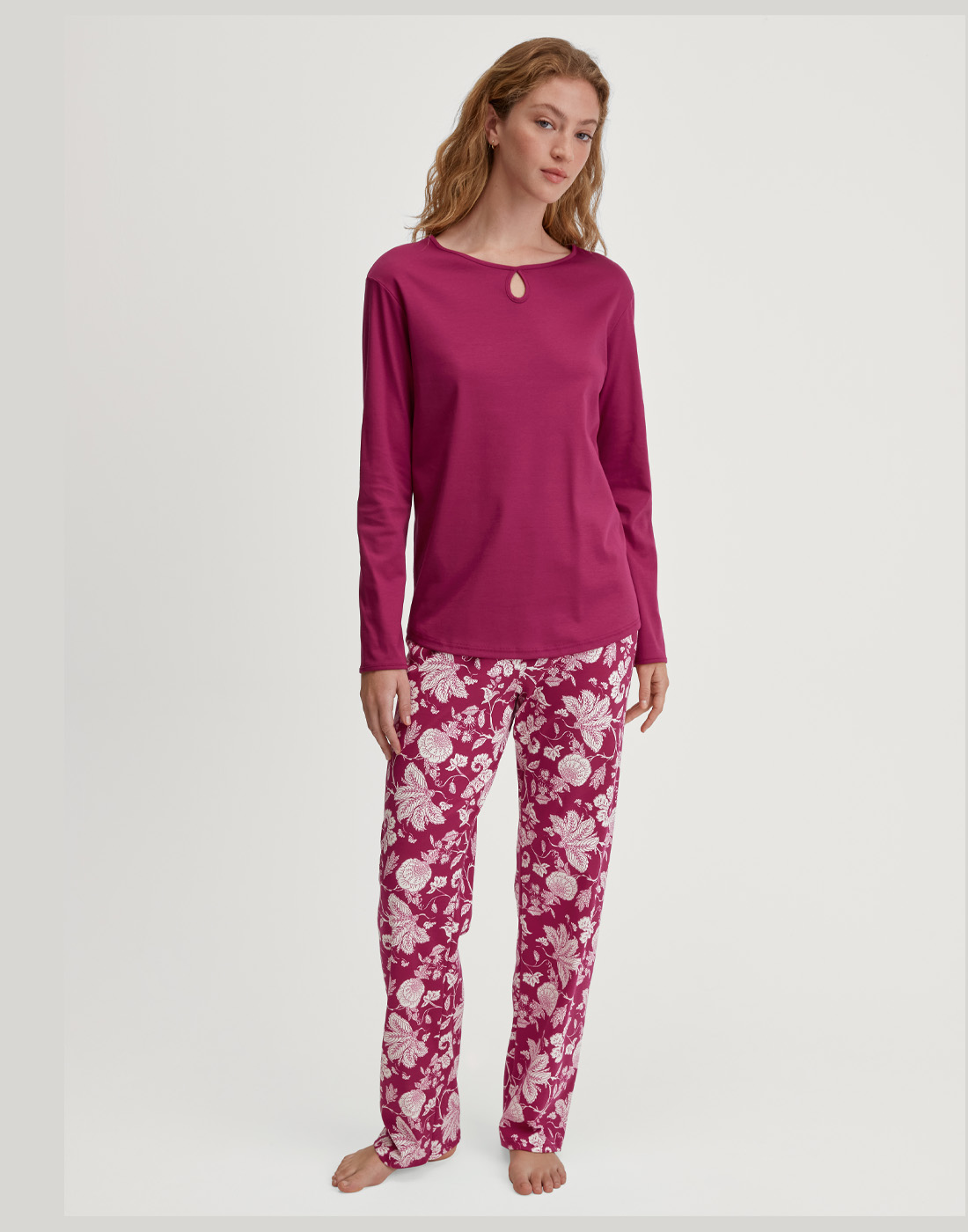 calida sweet dreams pysj rosa rød