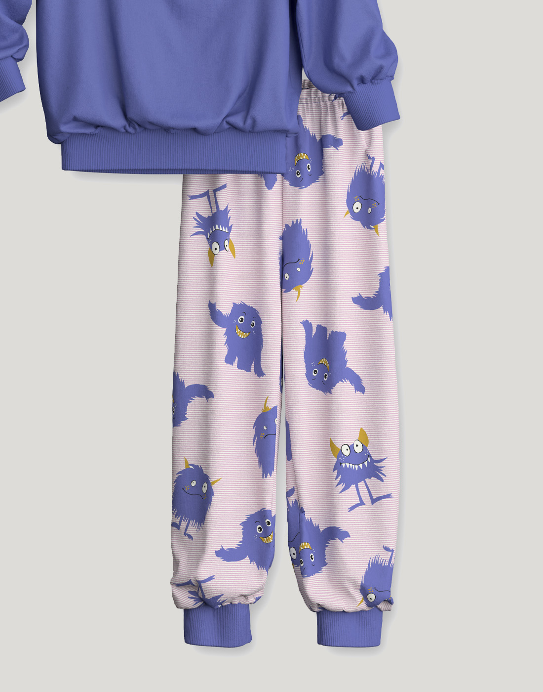 calida toddlers monsters pysj lilla blå