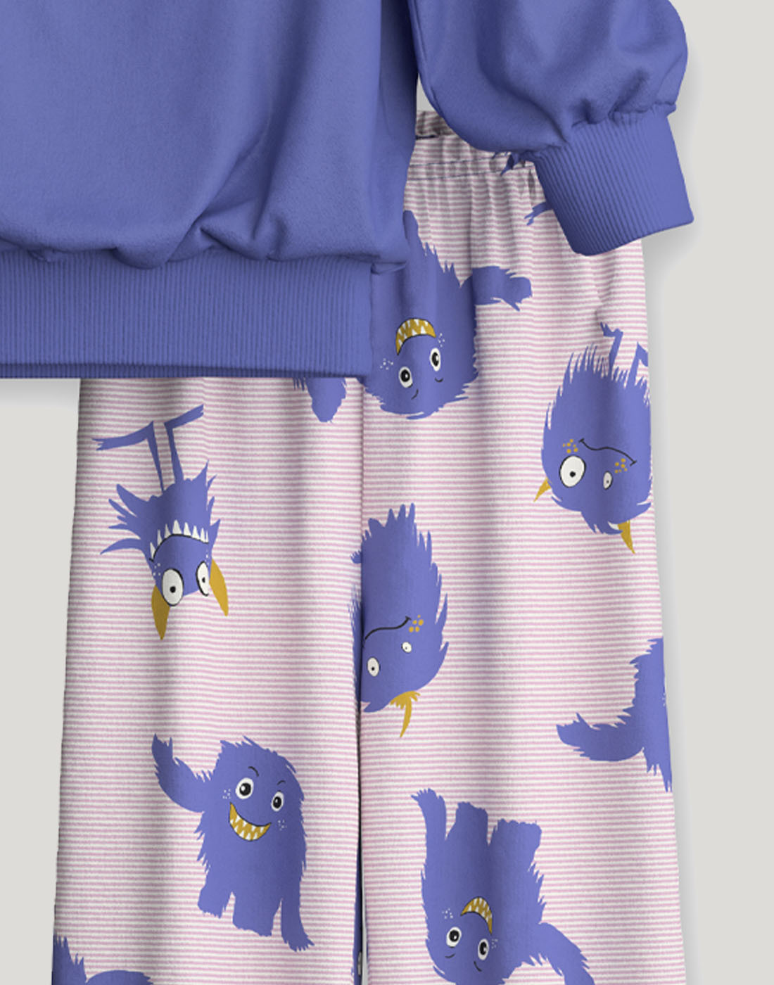 calida toddlers monsters pysj lilla blå