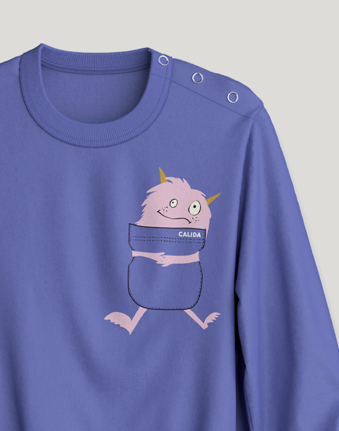 calida toddlers monsters pysj lilla blå