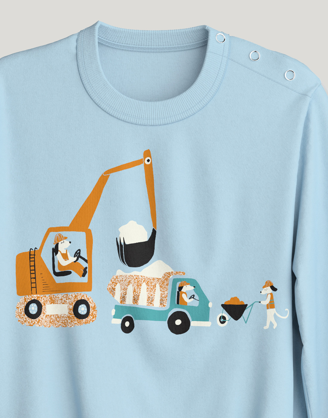 calida toddlers worker pysj barn blå