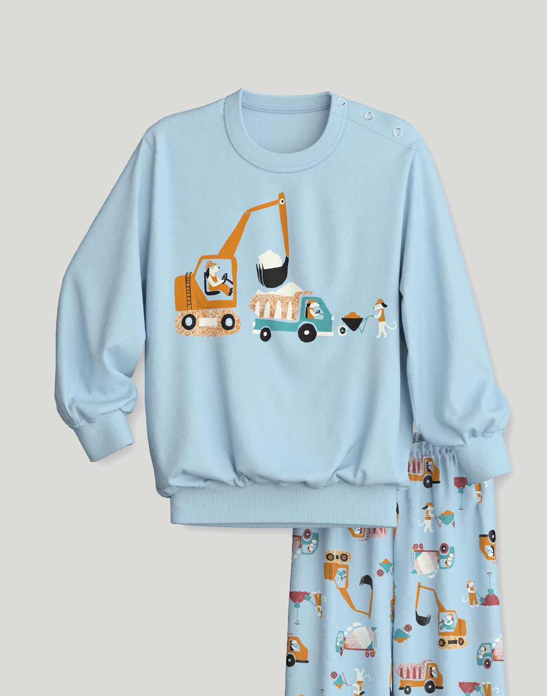 calida toddlers worker pysj barn blå