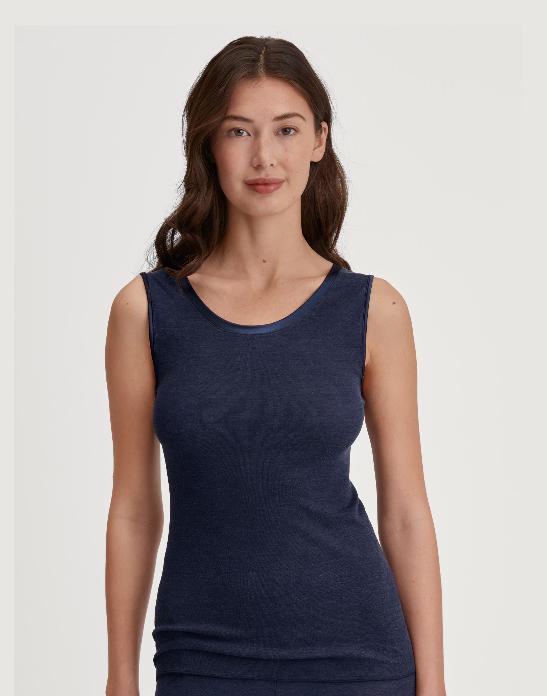 calida true confidence ullundertøy evening blue blå