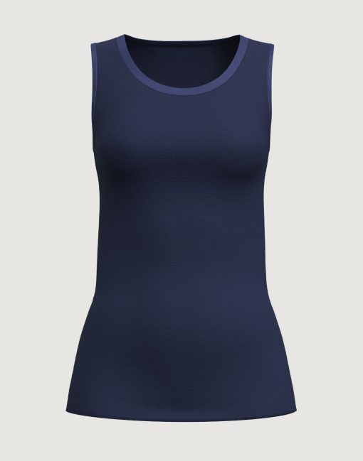 calida true confidence ullundertøy evening blue blå