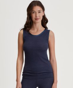 calida true confidence ullundertøy evening blue blå