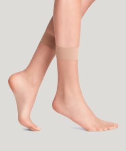 falke shelina nylonsokk beige brasil