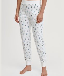 calida pysjbukse hvit med mønster