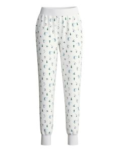 calida pysjbukse hvit med mønster