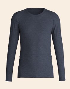 ullundertøy langermet trøye herre dark sapphire